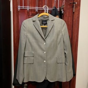 Akris Herringbone Wool Blazer US 10 Women’s